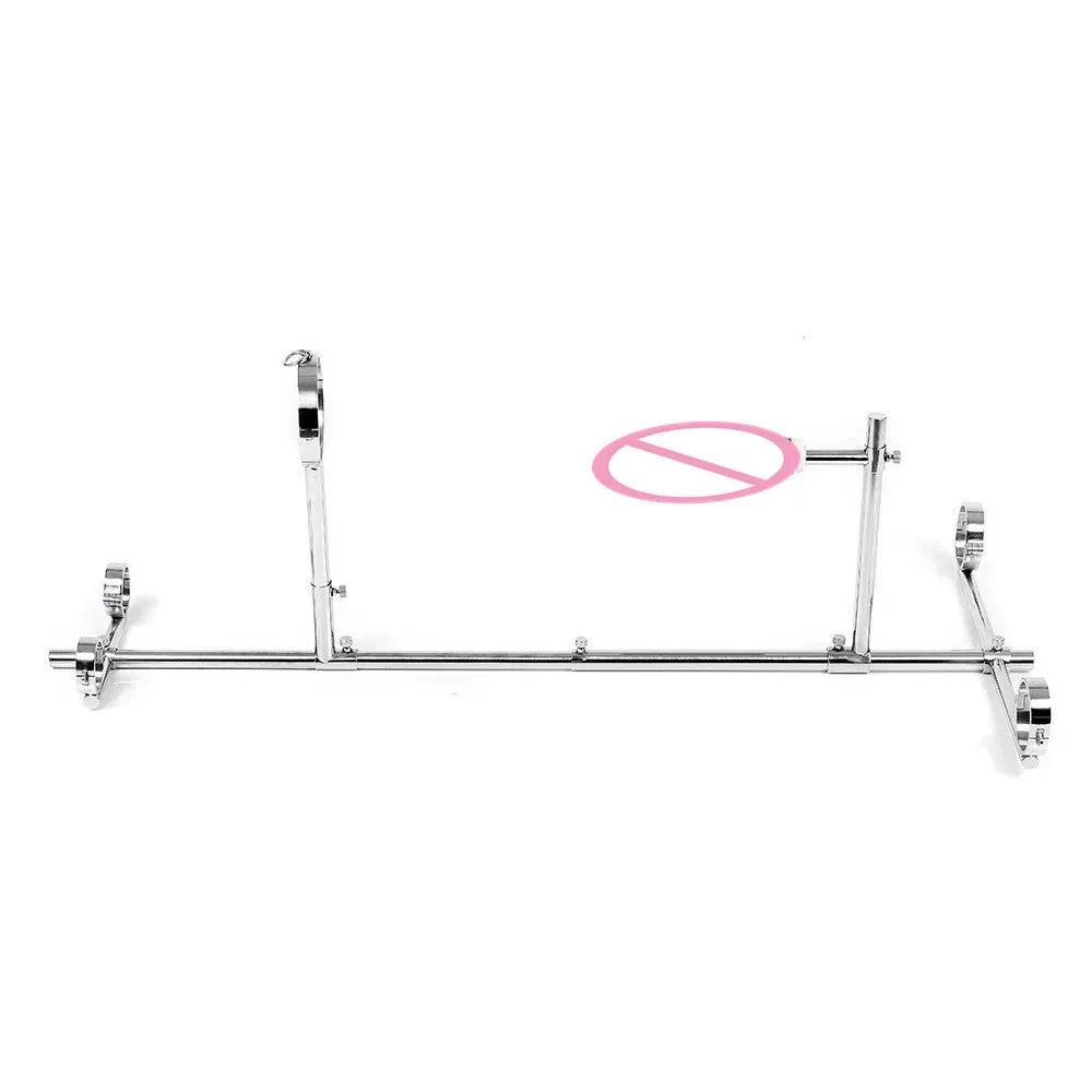 Stainless Steel Bar Spreader with Dildo Collar