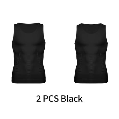 Men Compression Vest Sleeveless Shapewear