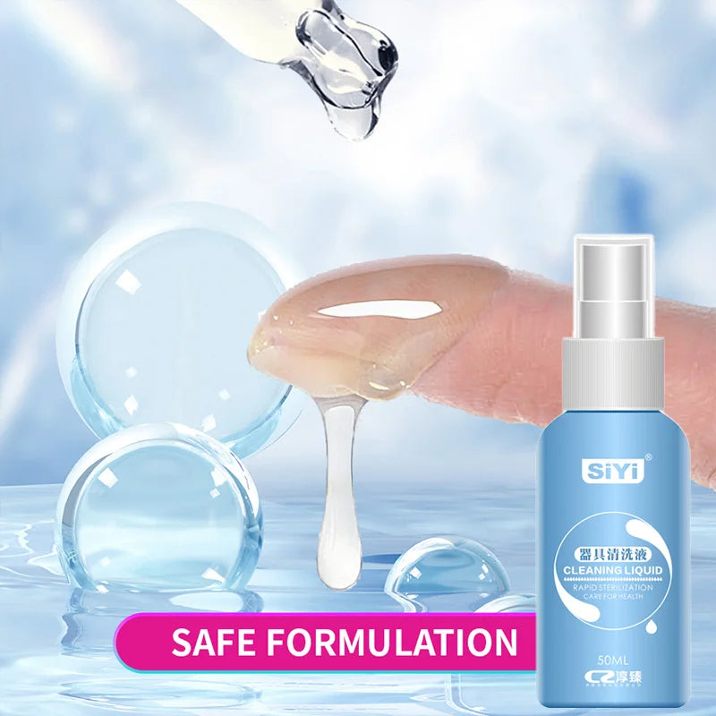 Masturbation device antibacterial spray