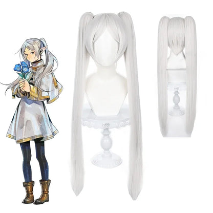 Frieren Cosplay Costume Wig Shoes