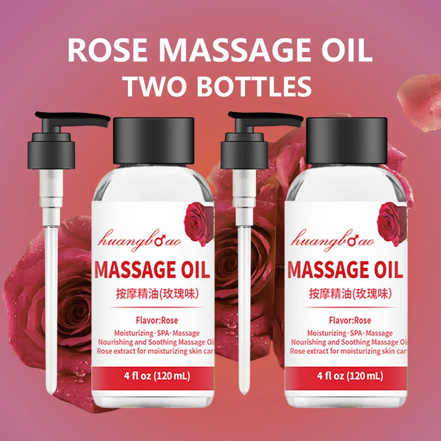 2pcs Rose Massage Oil
