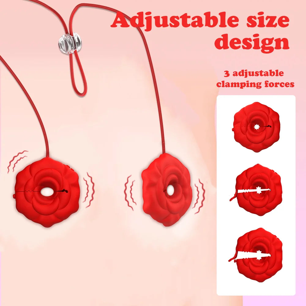 Nipple Tease APP Control Chest Vibrator