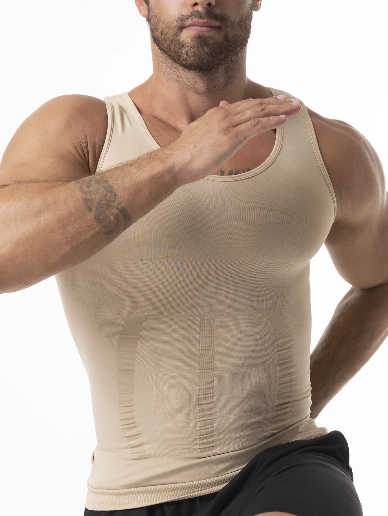 Men Compression Vest Sleeveless Shapewear