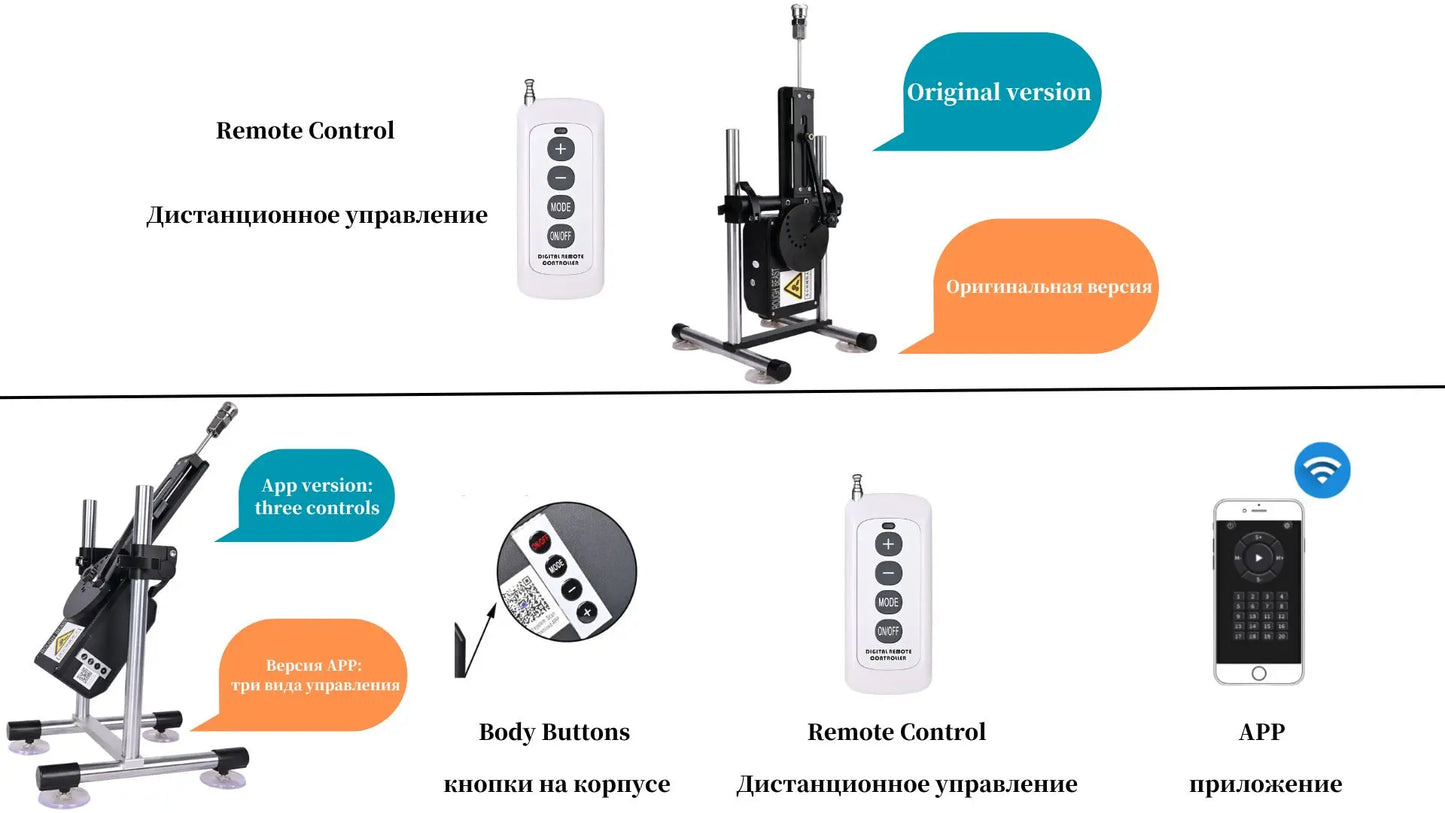 Sex Machine Wireless Control