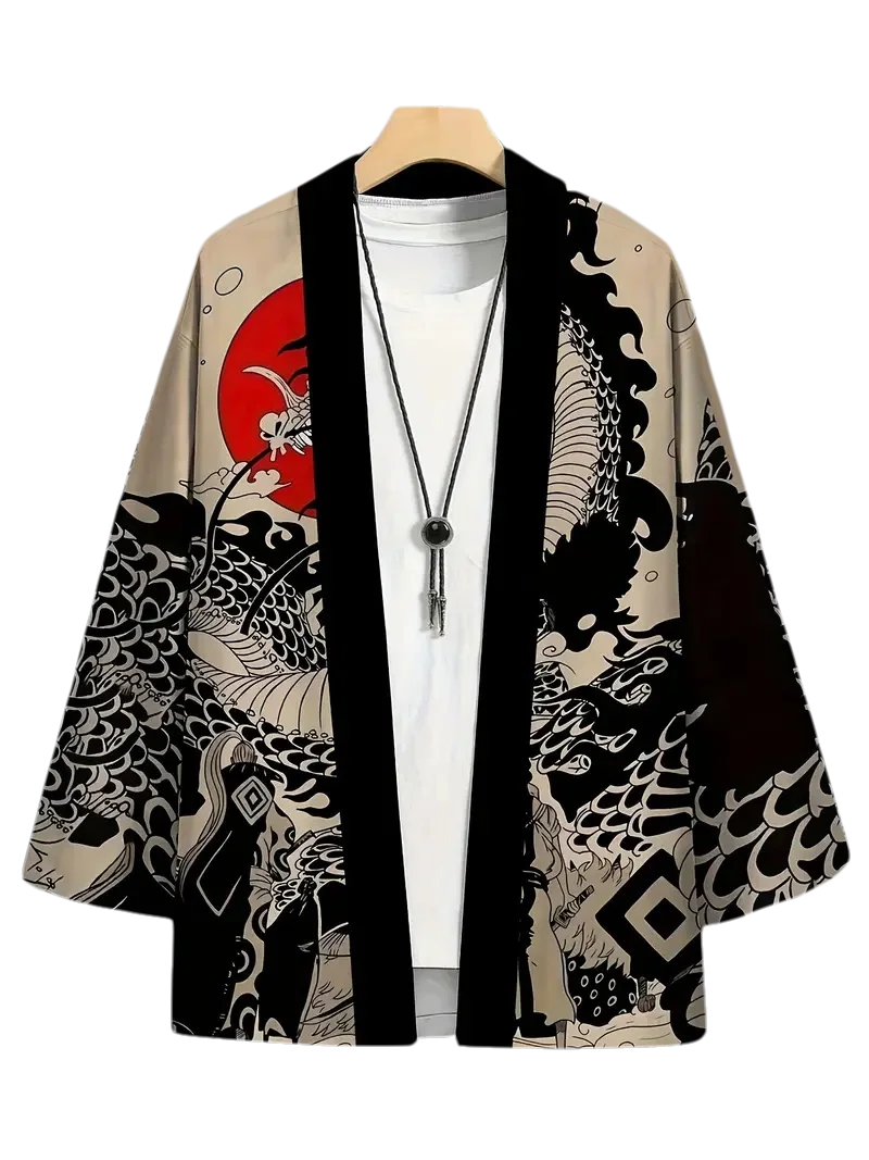Mens Kimono Shirt